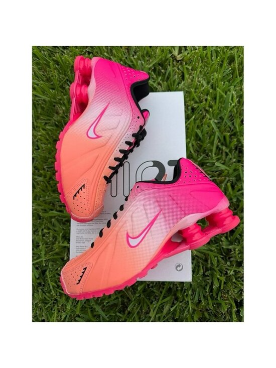 Nike Shoes - WOMEN'S NIKE SHOX R4 AB IH2343-600 PINK / BLACK SNEAKERS SPORTSWEAR